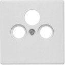 Jung LS990 LS990SATLG Крышка розетки телевизионной (TV+SAT+Radio, светло-серая)