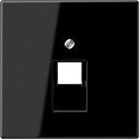 Крышка розетки компьютерной LS990 (RJ45, черная)