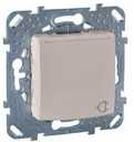 Schneider Electric Unica MGU5.037.25TAZD Розетка с заземляющим контактом (16 А, под рамку, скрытая установка, шторки, крышка, бежевая)