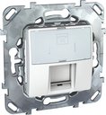 Schneider Electric Unica MGU5.493.18ZD Розетка телефонная (RJ12, под рамку, скрытая установка, белая)