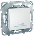 Schneider Electric Unica MGU5.515.18ZD Светорегулятор нажимной (350 Вт, R+L, под рамку, скрытая установка, белый)