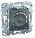 Schneider Electric Unica Top MGU5.503.12ZD Термостат для теплых полов +5…+45°С (10 А, 230 В, выносной термодатчик, под рамку, скрытая установка, графит)