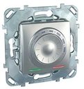 Schneider Electric Unica Top MGU5.503.30ZD Термостат для теплых полов +5…+45°С (10 А, 230 В, выносной термодатчик, под рамку, скрытая установка, алюминий)