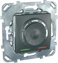 Schneider Electric Unica Top MGU5.501.12ZD Термостат электронный +5…+30°С (8 А, 230 В, встроенный термодатчик, под рамку, скрытая установка, графит)