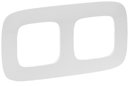 Legrand Valena Allure 754302 Рамка 2-постовая (универсальная, белая)
