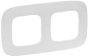 Legrand Valena Allure 754412 Рамка 2-постовая (универсальная, жемчуг)