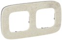 Legrand Valena Allure 755522 Рамка 2-постовая (универсальная, дворцовый мрамор)