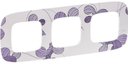 Legrand Valena Allure 754363 Рамка 3-постовая (универсальная, флора)
