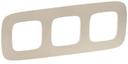 Legrand Valena Allure 754383 Рамка 3-постовая (универсальная, тиснение бежевое)