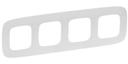 Legrand Valena Allure 754374 Рамка 4-постовая (универсальная, тиснение белое)