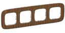Legrand Valena Allure 754464 Рамка 4-постовая (универсальная, орех)