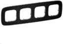 Legrand Valena Allure 754474 Рамка 4-постовая (универсальная, карбон)