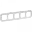 Legrand Valena Allure 754345 Рамка 5-постовая (универсальная, нарцисс хром)