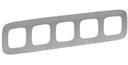Legrand Valena Allure 754395 Рамка 5-постовая (универсальная, алюминий)