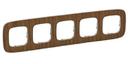 Legrand Valena Allure 754465 Рамка 5-постовая (универсальная, орех)