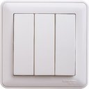 Schneider Electric W59 VS0510-351-18 Выключатель трехклавишный (10 А, в сборе, скрытая установка, белый)
