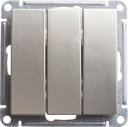 Schneider Electric W59 VS0510-351-4-86 Выключатель трехклавишный (10 А, под рамку, скрытая установка, шампань)
