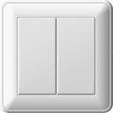 Schneider Electric W59 VS516-252-18 Выключатель двухклавишный (16 А, в сборе, скрытая установка, белый)