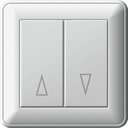 Schneider Electric W59 VS416-253-18 Выключатель для жалюзи двухклавишный (16 А, без фиксации, в сборе, скрытая установка, белый)