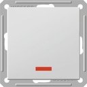 Schneider Electric W59 VS116-151-1-86 Выключатель одноклавишный с самовозвратом (16 А, под рамку, подсветка, скрытая установка, белый)