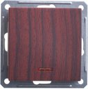 Schneider Electric W59 VS116-151-9-86 Выключатель одноклавишный с самовозвратом (16 А, под рамку, подсветка, скрытая установка, мореный дуб)