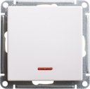 Schneider Electric W59 VS610-157-1-86 Переключатель одноклавишный (10 А, под рамку, подсветка, скрытая установка, белый)