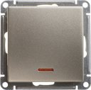 Schneider Electric W59 VS610-157-4-86 Переключатель одноклавишный (10 А, под рамку, подсветка, скрытая установка, шампань)