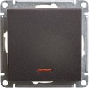 Schneider Electric W59 VS610-157-6-86 Переключатель одноклавишный (10 А, под рамку, подсветка, скрытая установка, черный бархат)