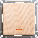 Schneider Electric W59 VS610-157-7-86 Переключатель одноклавишный (10 А, под рамку, подсветка, скрытая установка, сосна)