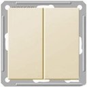 Schneider Electric W59 VS616-256-2-86 Переключатель двухклавишный (16 А, под рамку, скрытая установка, слоновая кость)
