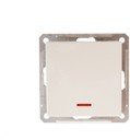 Schneider Electric W59 Aqua VS616-157B-2-86 Переключатель одноклавишный (16 А, под рамку, подсветка, IP44, скрытая установка, слоновая кость)