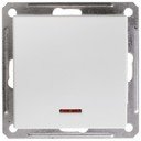 Schneider Electric W59 Aqua VS616-157B-1-86 Переключатель одноклавишный (16 А, под рамку, подсветка, IP44, скрытая установка, белый)