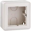 Schneider Electric W59 KP-152-18 Коробка для наружного монтажа с рамкой (1-постовая, открытой установки, белая)