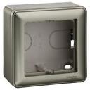 Schneider Electric W59 KP-152-48 Коробка для наружного монтажа с рамкой (1-постовая, открытой установки, шампань)