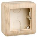 Schneider Electric W59 KP-152-78 Коробка для наружного монтажа с рамкой (1-постовая, открытой установки, сосна)