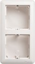 Schneider Electric W59 KP-252-18 Коробка для наружного монтажа с рамкой (2-постовая, открытой установки, белая)