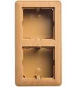 Schneider Electric W59 KP-252-88 Коробка для наружного монтажа с рамкой (2-постовая, открытой установки, бук)