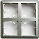 Schneider Electric W59 KP-452-48 Коробка для наружного монтажа с рамкой (4-постовая, открытой установки, шампань)