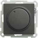 Schneider Electric W59 SR-5S0-6-86 Светорегулятор поворотный (300 Вт, R+C, под рамку, скрытая установка, черный бархат)