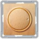 Schneider Electric W59 SR-5S0-8-86 Светорегулятор поворотный (300 Вт, R+C, под рамку, скрытая установка, бук)