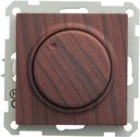 Schneider Electric W59 SR-5S0-9-86 Светорегулятор поворотный (300 Вт, R+C, под рамку, скрытая установка, мореный дуб)