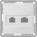 Schneider Electric W59 RSI-251TK5E-1-86 Розетка комбинированная (RJ45+RJ11, под рамку, скрытая установка, белая)