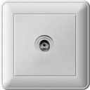 Schneider Electric W59 RTS-151-18 Розетка телевизионная (TV, в сборе, скрытая установка, белая)
