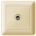 Schneider Electric W59 RTS-151-28 Розетка телевизионная (TV, в сборе, скрытая установка, слоновая кость)
