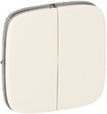 Legrand Valena Allure 755029 Клавиша двойная (жемчужная)