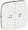 Legrand Valena Allure 755225 Клавиша двойная (линза, белая)