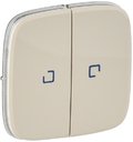 Legrand Valena Allure 755226 Клавиша двойная (линза, слоновая кость)