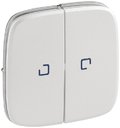 Legrand Valena Allure 755229 Клавиша двойная (линза, жемчужная)