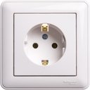 Schneider Electric W59 RS16-154-18 Розетка с заземляющим контактом (16 А, в сборе, скрытая установка, белая)
