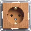 Schneider Electric W59 RS16-154-8-86 Розетка с заземляющим контактом (16 А, под рамку, скрытая установка, бук)